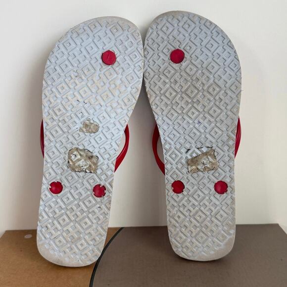 Tory Burch Multicolor Flip Flops Women Sandals - SZ 8 - Picture 7 of 8